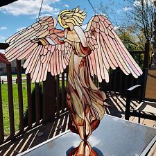 Stained Suncatcher Acrylic Angel Glass Window Garden Home Hanging Decor Pendant！