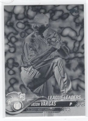 2018 Topps Black and White Negative #327 Jason Vargas - Image 1 of 2