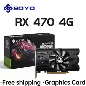 RX470 4G GDDR5 256bit Video Card HDMI+DP+DVI For Desktop - Picture 1 of 10