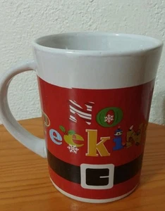 ROYAL NORFOLK "NO PEAKING" Christmas mug - Picture 1 of 6