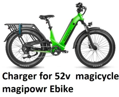 COMING DATA 🔥battery Charger for magicycle ocelot pro deer ebike special 3 Prong 52v 58.8V