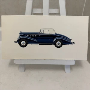 1934 LaSalle Series 34-50 Convertible Coupe Automobile Illustration Art Drawing - Picture 1 of 8