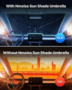 Nmoiss Windshield Sun Shade Umbrella for Car (56" L x 31" W) NEW Free Shipping - Picture 1 of 7