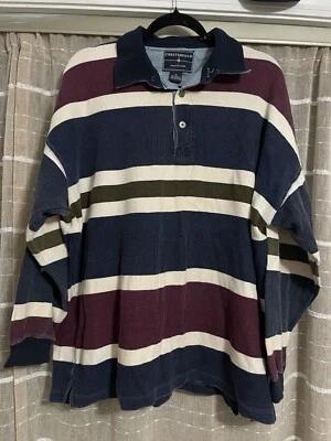 Vintage Chesterfield Shirt Size XL Corduroy Long Sleeve Striped USA Striped - Image 1 of 4