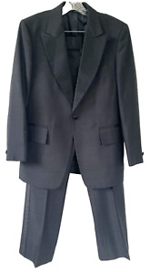 VTG After Six Rudofker Union Made USA Full Canvas Peak Lapel Tuxedo Suit 41 R