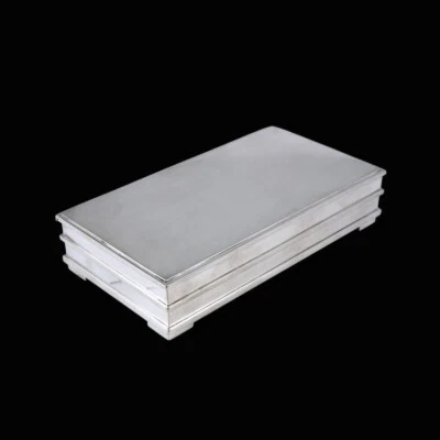 Georg Jensen. Caja de plata esterlina Art Deco - Harald Nielsen - 1945-51 sellos Foto 1 de 4