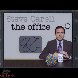Steve Carell firmato taglio 8x10 display personalizzato JSA COA The Office Actor Auto Z2052 - Foto 1 di 2