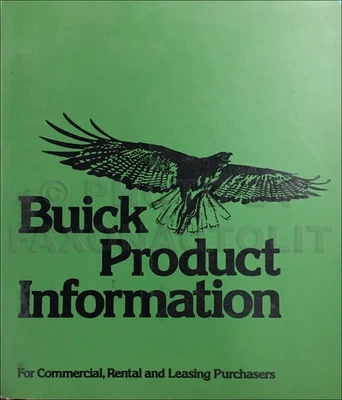 1977 Buick Product Information Fleet Buyers Guide Dealer Album Facts Data Colors - Image 1 of 2