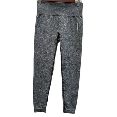 Gymshark Adapt Marl Grey 女式无缝打底裤紧身女式 M 码 — 第 1/4 张图片