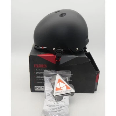 NUEVO Triple Eight Gotham Doble Certificado MIPS Monopatín y Bicicleta Casco XS/S NEGRO Foto 1 de 4