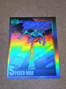1991 IMPEL MARVEL UNIVERSE SERIE 2 HOLOGRAMM #H-1 Spider-Man KOSTENLOSER VERSAND - Bild 1 von 2