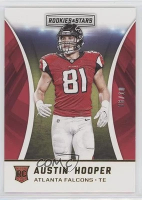 2016 Panini Rookies & Stars Rookies Two Star Gold /10 Austin Hooper #208 RC - Image 1 of 2