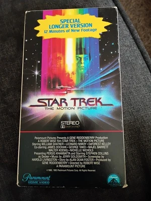 Star Trek: The Motion Picture VHS 1980 Special Longer Version - Image 1 of 4
