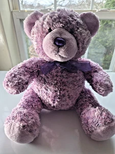 Oso rosa y púrpura con lazo de felpa Build-A-Bear Workshop - Imagen 1 de 7
