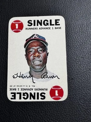 Игровая карта 1968 Topps Hank Aaron No4 Runners Advance 1 база - Изображение 1 из 4