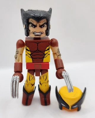 Мини-фигурка Marvel Minimates серия 47 X-Men WOLVERINE коричневый костюм 2 дюйма - Изображение 1 из 2