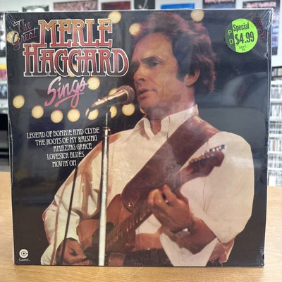 Merle Haggard - The Great Merle Haggard Sings LP ~   1974 UK Import ~ SEALED - Image 1 of 4