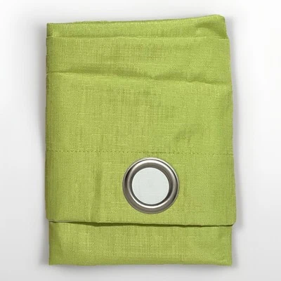 Eclipse Blackout Grommet Curtains (1 Panel) 42"X63"  Dayton Lime Green **EUC** - Image 1 of 4