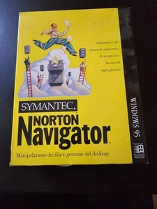 Vintage Symantec Norton Navigator for Windows 95 Sealed  Vintage Rare ITA - Afbeelding 1 van 14