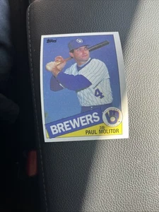 1985 Topps Paul Molitor HOF Brewers #522 Near Mint NM-Pristine-HOF - Bild 1 von 2