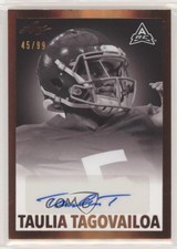 2021 Leaf Memories 1960 Base Bronze Spectrum /99 Taulia Tagovailoa #BW-TT1 Auto
