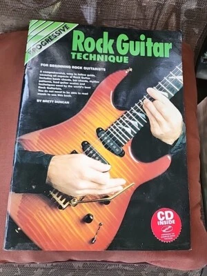 PROGRESSIVE ROCK GUITAR TECHNIQUE - INCLUDES BOOK & CD - DUNCAN - Image 1 of 2