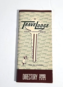 Vintage TravelLodge Directory 1963 Summer Autumn Hotel Motel Sleepy Bear - Bild 1 von 6