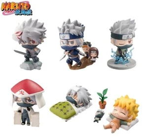 MegaHouse Petit Chara NARUTO Shippuden Kakashi Hatake Special 6 Mini Figure Set - Picture 1 of 24