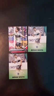 2023 Topps Now Mls Brian White Red #'d 10/10 Plus 2021 Green Parallels - Image 1 of 4