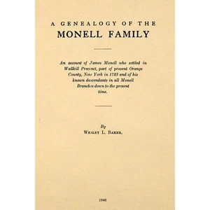 A Genealogy of the Monell Family - Picture 1 of 1