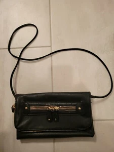 Clutch/Crossbody Bag zippered cute black purse bag NWT - Picture 1 of 12
