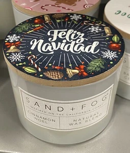 ✨Sand + Fog 340g /12oz Cinnamon Noel Scented Candle Christmas Gift Feliz Navidad - Picture 1 of 4