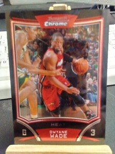 2008-09 Bowman Chrome #100 Dwyane Wade -Miami Heat-