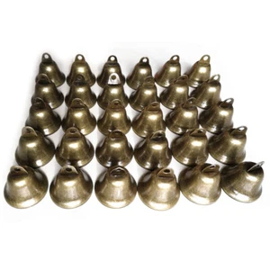 30pcs Craft bronze bells Small Brass Bells for Crafts Vintage Bells Wind Chimes - Picture 1 of 5