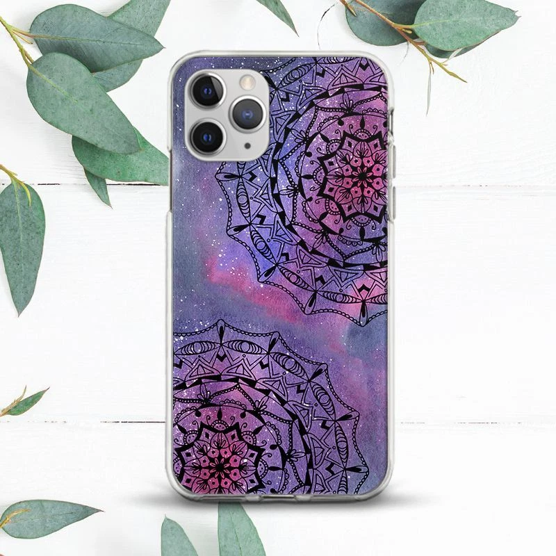 Boho Mandala Chakra Spiritual Case For iPhone 7 8 X SE 11 12 13 14 15 Pro Max XR - Image 1 of 1