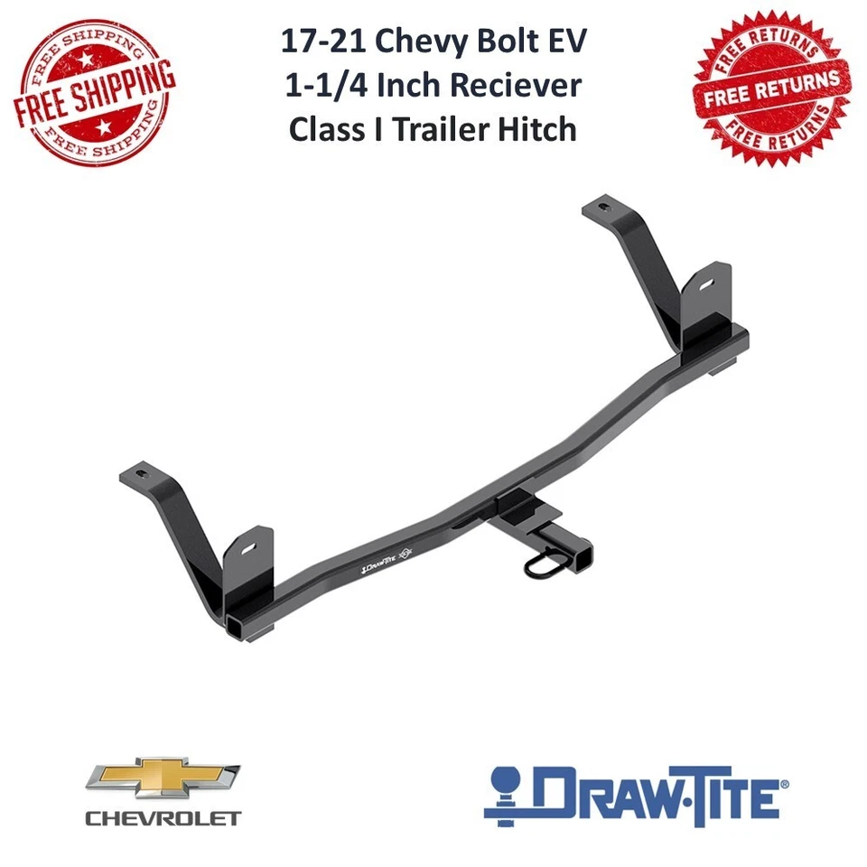 Прицепное устройство Draw-Tite 24956 класса I, приемник 1-1/4 дюйма подходит для Chevy Bolt EV 17-21 годов выпуска - Изображение 1 из 4