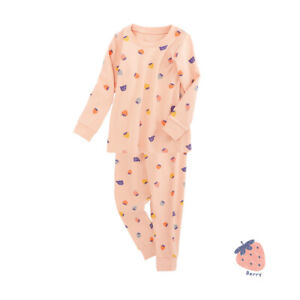 Boys Pajamas Warm Cotton Girls‘ Long Sleeve Pjs Toddler Clothes Kids Sleepwear