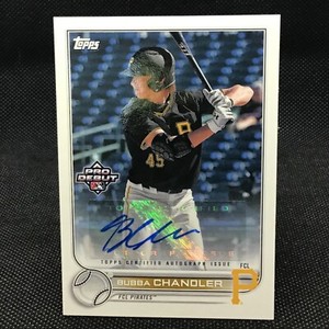 2022 Topps Pro Debut Bubba Chandler AUTO RC FCL Pirates #PD16
