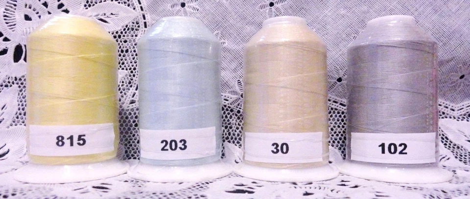 4 NEW light colors GUTERMANN miniking 100% polyester thread 1094 yd Spools  - Image 1 of 1