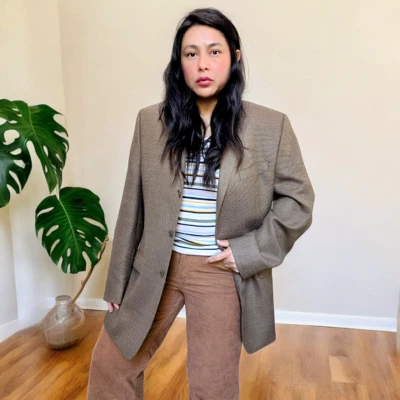 Chaqueta blazer Michael Kors vintage años 90 hecha en Canadá 100% lana pura para hombre M Foto 1 de 4