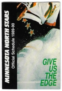 RARE 1989-90 Minnesota North Stars NHL Hockey Schedule !!! Pepsi - Picture 1 of 2