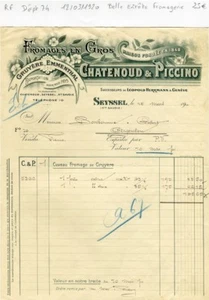 Dépt 74 - Seyssel - Belle Entête d'une Fromagerie du 12/03/1920 - Picture 1 of 1