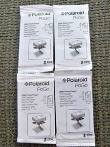 Polaroid PoGo 2"x3” ZINK Photo Paper 40 Sheets New Sealed 4 Packs Of 10 - Afbeelding 1 van 3