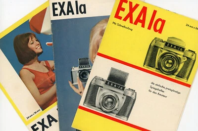 IHAGEE Prospekt EXA 1a Broschüre Flektogon Trioplan Meritar Domiplan Stereflex - Bild 1 von 4