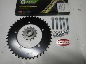 Kettensatz Hercules KX 5 12 / 42 Z ab Motornr. 10697366 Kettenrad Ritzel  Esjot  - Picture 1 of 2