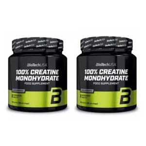 BioTech USA Creatine Monohydrate 2 X 300g natural flavor - Picture 1 of 2