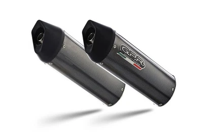 GPR Furore Poppy Double Slip-on Exhaust For Ducati Multistrada 1100 2007-2009 - Image 1 of 4