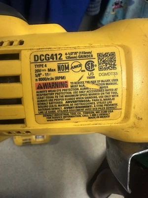 amoladora dewalt 20v herramientas usadas Foto 1 de 4