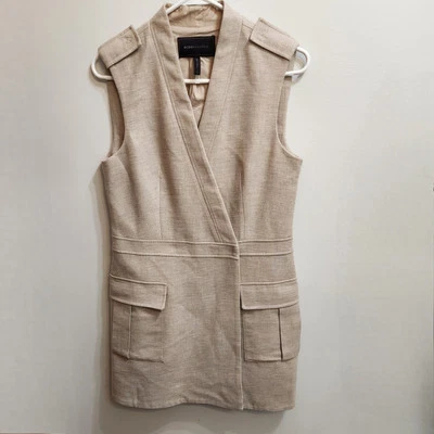 BCBG MaxAzria Justin Vest Dress Size Small  - Image 1 of 4