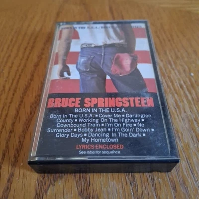 Bruce Springsteen Born In The U.S.A. Cassette 1984 Columbia - Image 1 of 4